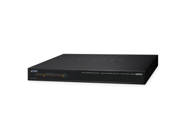 Planet Switch - AVS-4210-24HP4X 24 porter- 450W (200W) AVIP-oppsett 