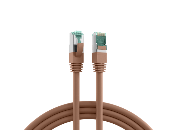 SFTP Patch Cat.6A -  1m Brun LSZH 500MHz AWG27/7 