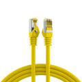 SFTP Patch Cat.7/6A - 25 m Gul LSZH 600MHz 26/27AWG PiMF Halogenfri Snagless