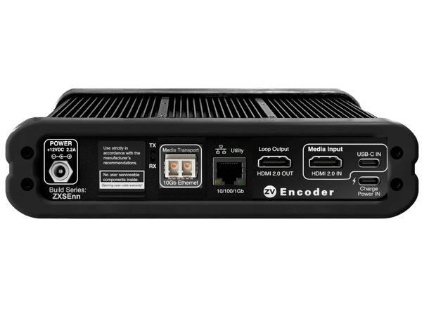 ZyPer4K–XSE Fiber Encoder 4K 10G RS-232 TAA SDVoE 