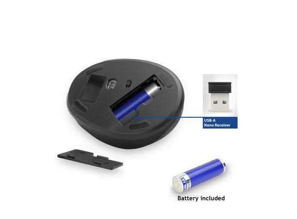 ACT Mus Trådløs - 1600 DPI USB A nano 
