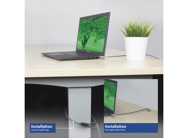 ACT Wedge Laptop lås 2 m Kombinasjonslås 4 siffer 