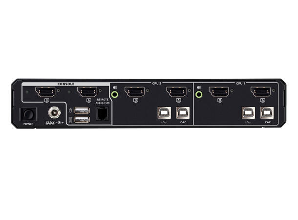 Aten Secure KVM Switch 2p 5K Combo port Dual Display NIAP PSD PP 4.0, CAC 