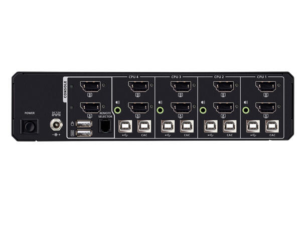 Aten Secure KVM Switch 4p 5K Combo port Dual Display NIAP PSD PP 4.0, CAC 