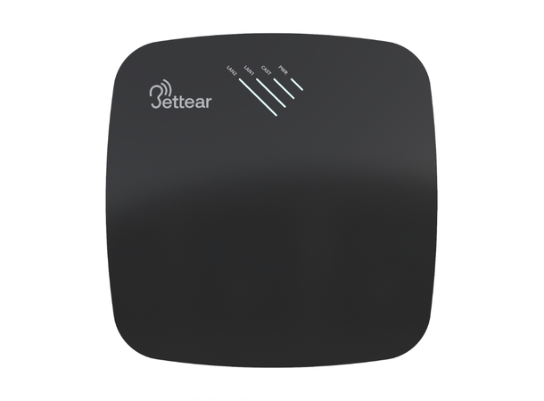 BETTEAR B-Caster S Auracast™ transmitter 2 x Ethernet (Switching), 1 x Stereo in 