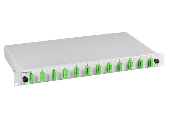 EFB Infralan Splice Box SC OS2 Grå 24x adapters Uten moduler 