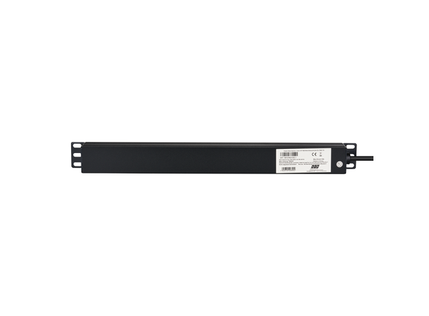 EFB Strømskinne 19" 9xSCHUKO 2,0 m PDU 1U Kontakter på  45° Sort 