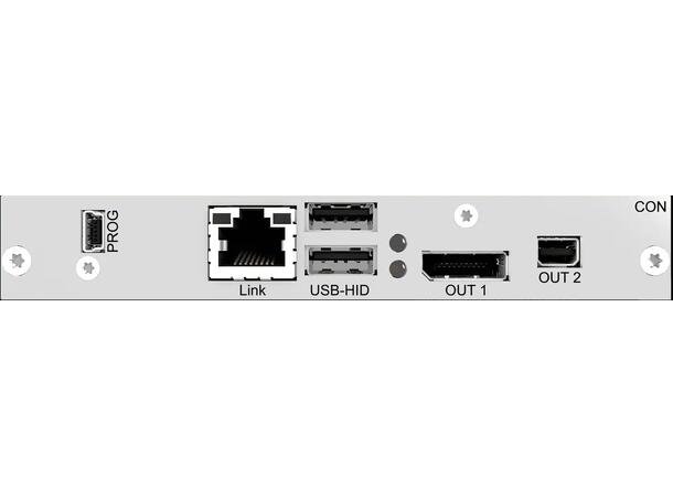 IHSE Draco Vario Ultra CON Card DP 1.1 CATx 1Gb 4K/30 eller 2x1080P Cat.x 