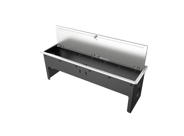 Kramer Bordbrønn 6 moduler- Kasse Alu Cutout 334 x 89 mm 