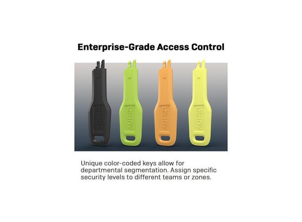 Lindy RJ45 Port Blocker Nøkkel Gul Nøkkel 
