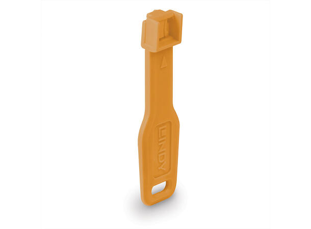 Lindy RJ45 Port Blocker Nøkkel Oransje Nøkkel 