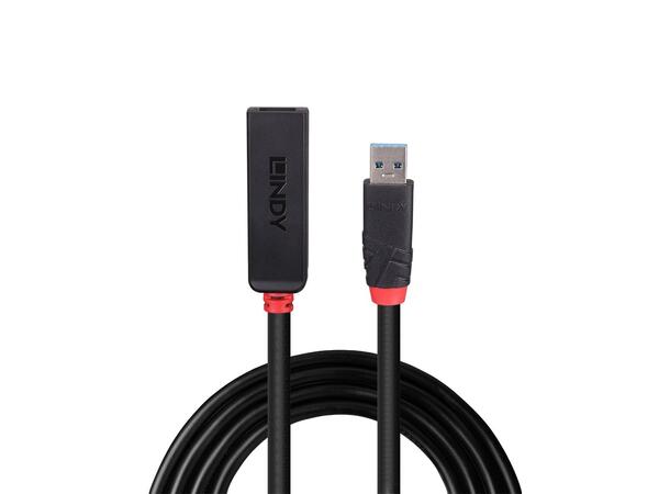 Lindy USB3 Kabel A-A -3,0 m Aktiv Slim USB3 Extender Aktiv skjøtekabel 