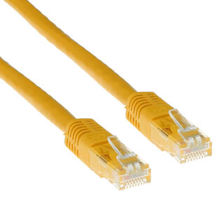 UTP Patch Cat.6 -  3,0 m Gul Nettverkskabel 250MHz 24AWG