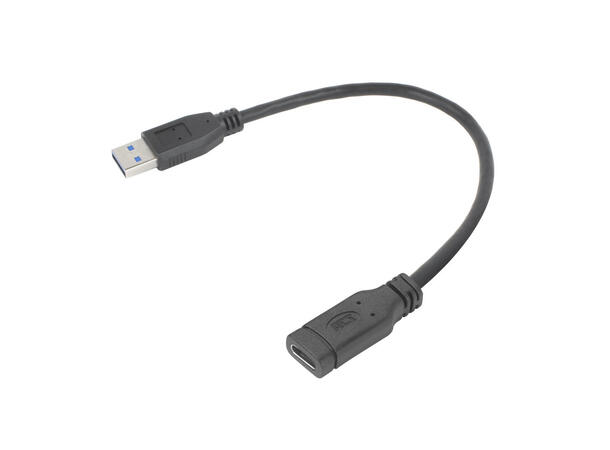 ACT USB-C Hun- USB A Han - 0,2m USB 3.2 Gen1,  5Gbps 