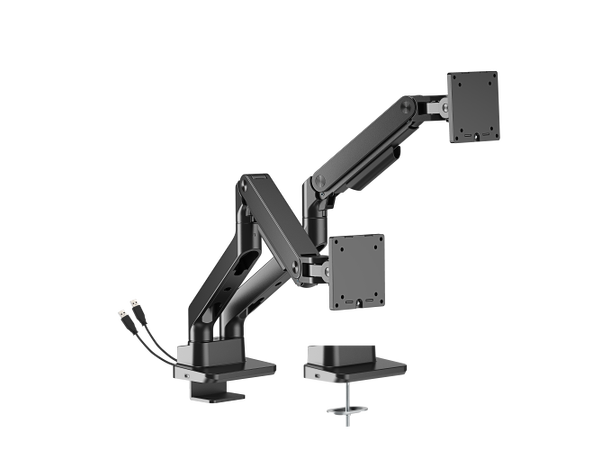 AiC Dual Mount Sort Dobbel skjermfeste 2 x 20kg 