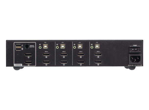 Aten Secure KVM Switch 4pUSB DisplayPort Dual Display NIAP PSD PP 4.0 