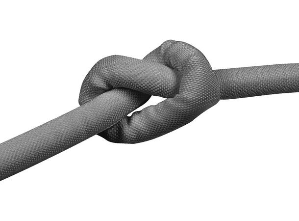 DFY Kabelstrømpe 25mm Grå Lengde 25meter 