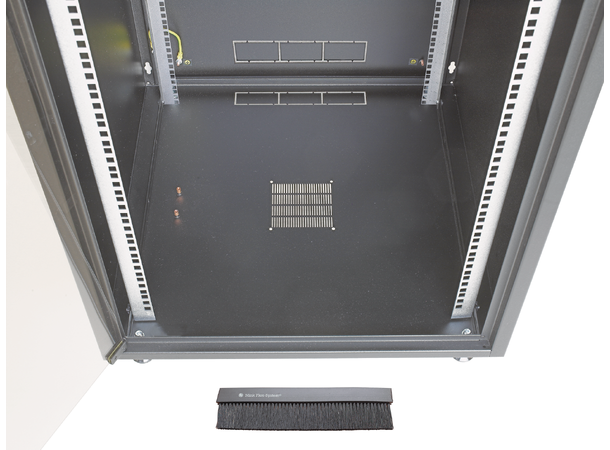 EFB Rack Skap 600x600 12U Office Modell Sort komplett, 871mm Høyde 