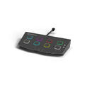 HighSecLabs Remote Ctrl Programable RGB 8-Knappers Panel, Daisy chain, RGB Ledl
