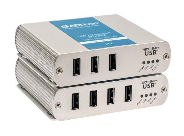 Icron USB-extender - Ranger 2304 PoE USB 2 - 4 porter - LAN 100m - PoE / PSU 