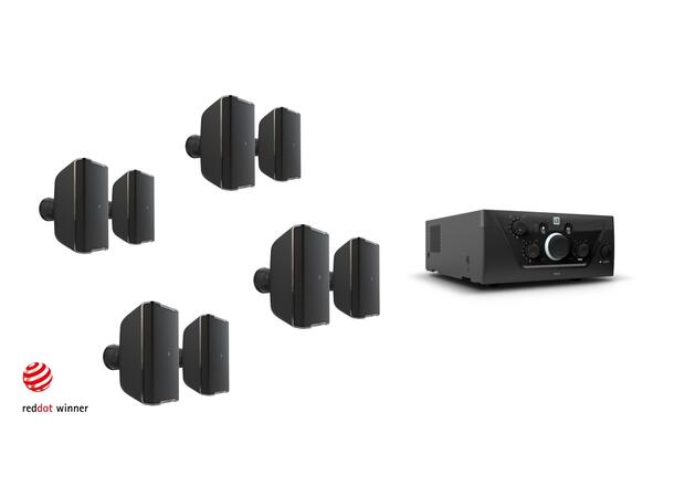 Komplett pakke for bakgrunnsmusikk 8 x DQOR5T og IMA240 