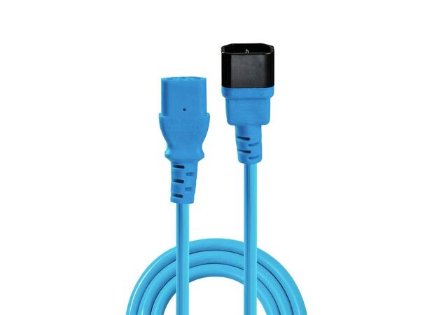 Lindy IEC Forlengelseskabel (blå)