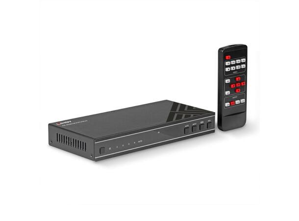 Lindy Multiview Switch HDMI 4K 18Gbps 4xHDMI RS-232 