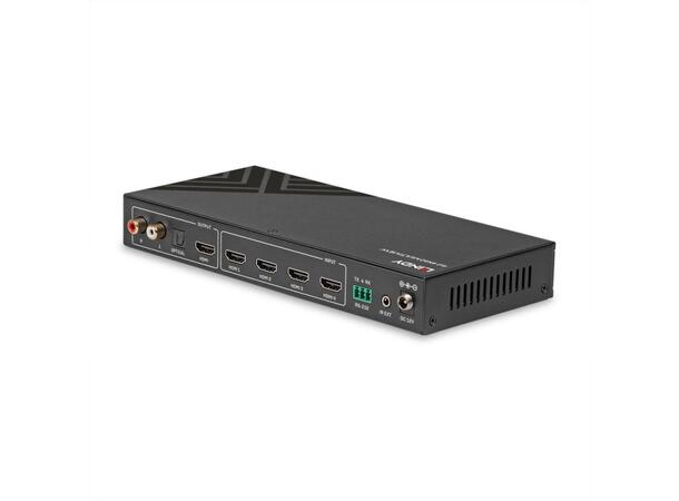 Lindy Multiview Switch HDMI 4K 18Gbps 4xHDMI RS-232 