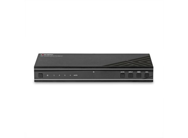 Lindy Multiview Switch HDMI 4K 18Gbps 4xHDMI RS-232 