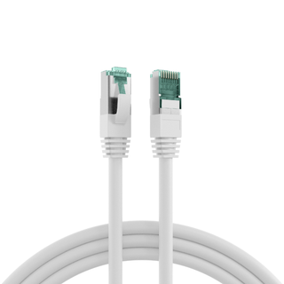 SFTP Patch Cat.6A -  1m Hvit LSZH 500MHz AWG27/7