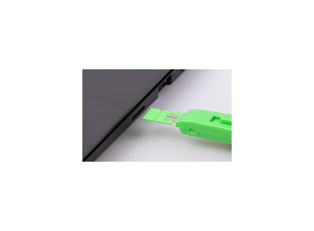 Smartkeeper Essential Micro SD - Grønn Micro SD Port Lås 4stk + Nøkkel Basic 