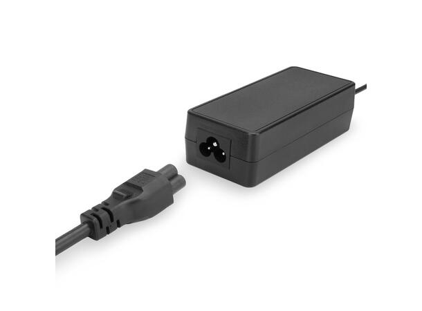 Strømkabel C5 SCHUKO -  0,5 m Vinklet Schuko CEE 7/7 vinklet Hann - C5 Hann 