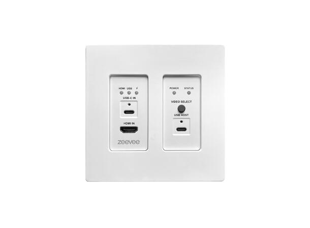ZyPer UHD60 - Encoder Veggplate 2x1 Switching AoIP 1Gbps 4K 