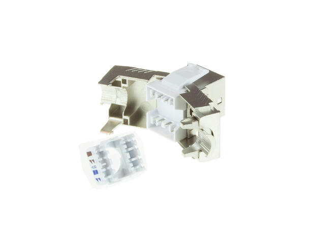 ACT Keystone jack CAT8 Shielded toothless Metall 