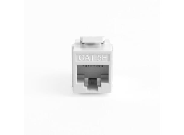Adapter UTP Cat.5e Skjøtestykke Keystone RJ45 Skjøtestykke 