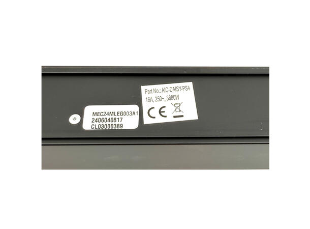 AiC DAISY Strømskinne 4 x strøm Wieland GST18® 
