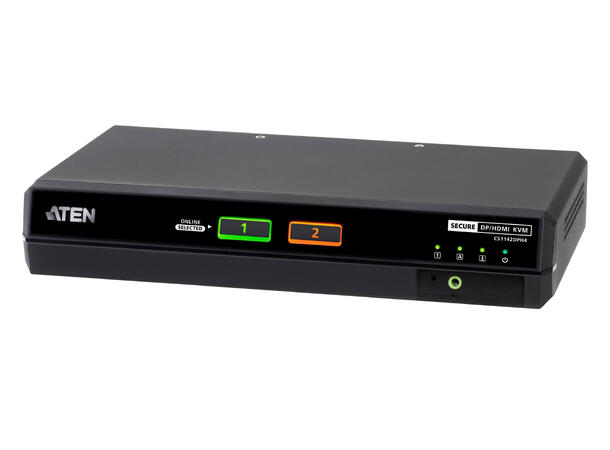Aten Secure KVM Switch 2p 5K Combo port Dual Display NIAP PSD PP 4.0 