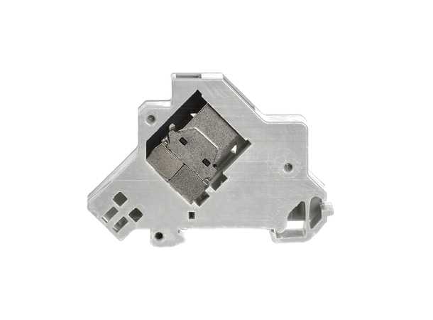 EFB Keystone Holder 1-port  DIN Rail Plast Grå 