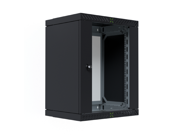 EFB Rack Skap X Vegg 19" 15U Rack 15U Sort Maks 60kg 