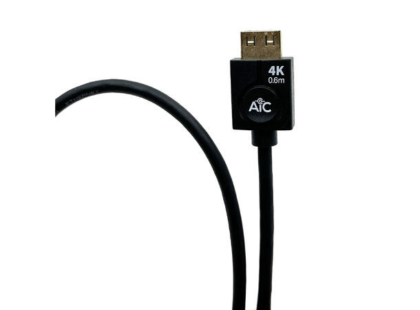 HDMI Flex - Tynn og fleksibel HDMI-kabel med låseplugg, 0,6-3 meter