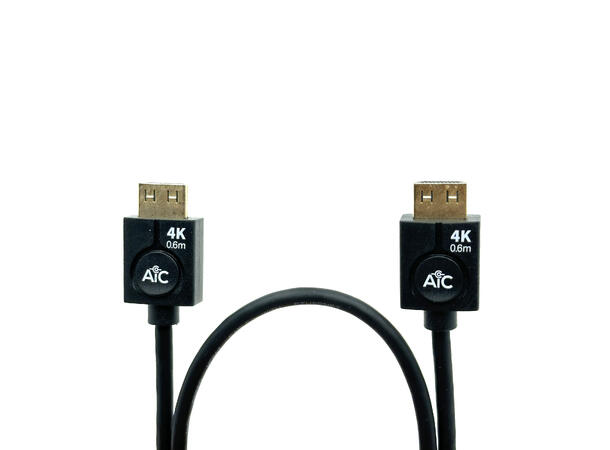 HDMI Flex - Tynn og fleksibel HDMI-kabel med låseplugg, 0,6-3 meter