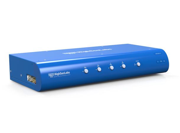 HighSecLabs Secure KVM 4p DH HDMI NIAP PP 3.0, Made In USA Tempest*B-vare* 