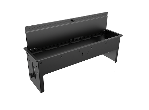 Kramer Bordbrønn 6 moduler- Kasse Sort Cutout 334 x 89 mm 