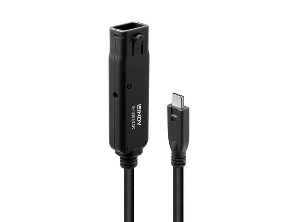 Lindy 43405 5m USB 3.2 10Gbps C-C Aktiv Forlengelseskabel Pro