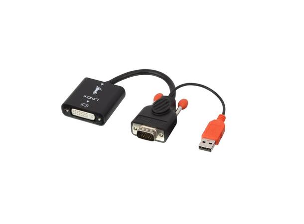 Lindy Adapter VGA > DVI-D Videokilde: VGA 