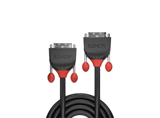 Lindy DVI-D Single Link - 3 m Black Line M/M Single Link 