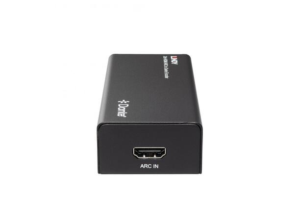 Lindy Encoder ARC 2-kanal HDMI > Dante 100 Mbps Maks 100 m 