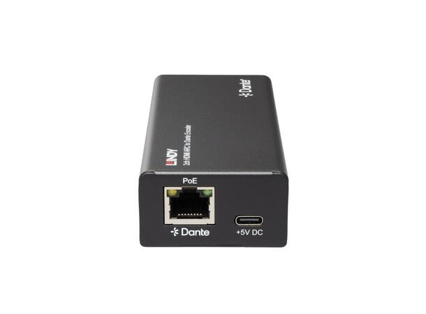 Lindy Encoder ARC 2-kanal HDMI > Dante 100 Mbps Maks 100 m 