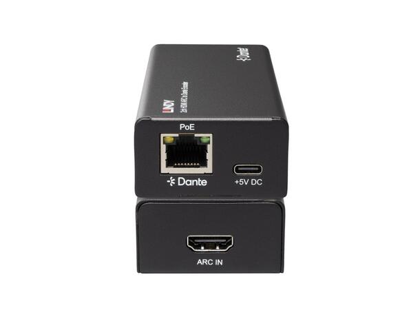 Lindy Encoder ARC 2-kanal HDMI > Dante 100 Mbps Maks 100 m 