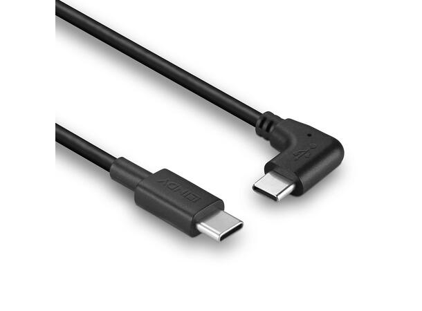 Lindy USB C Rett>C kabel Vinklet 1,0 m USB 2.0 480Mbps 